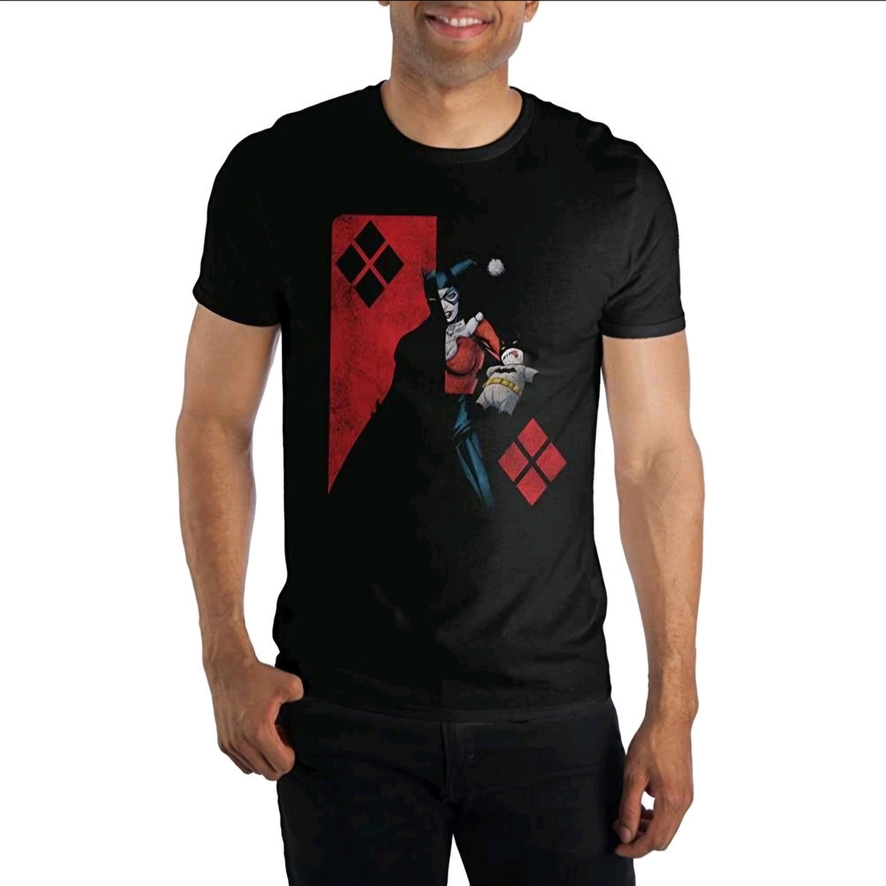 Batman Black and Red Graphic Tee